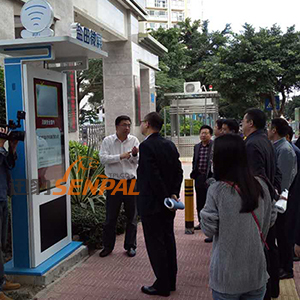 迅豹戶外廣告機(jī)入駐深圳鹽田街道